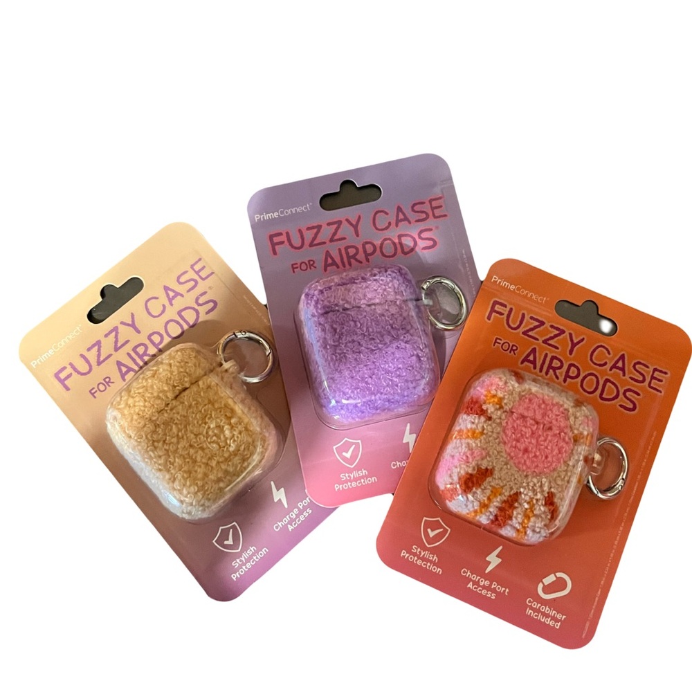 Fuzzy AirPods Case - Choice of Multiple Colors